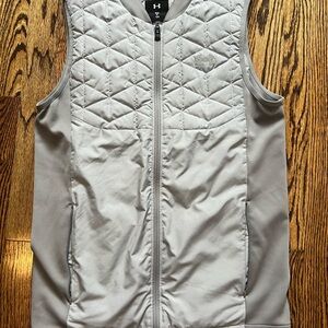Under Armour Men's Light Gray Quilted Vest